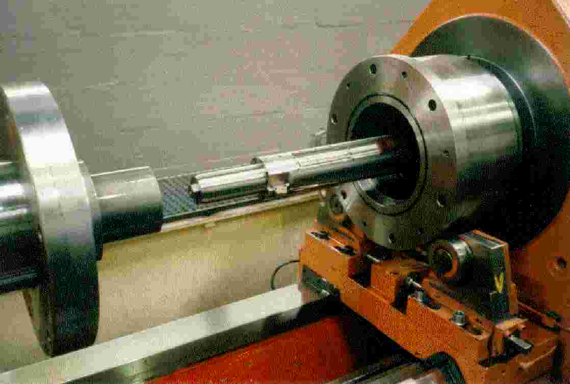 Auskammerwerkzeug in Maschine
